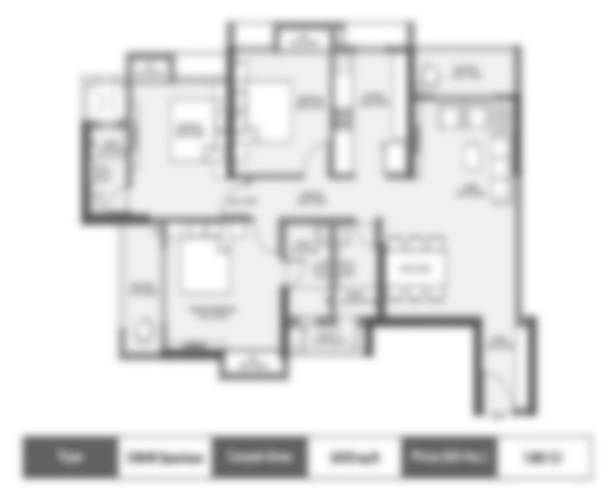 Shriram 107 SE,floor plan